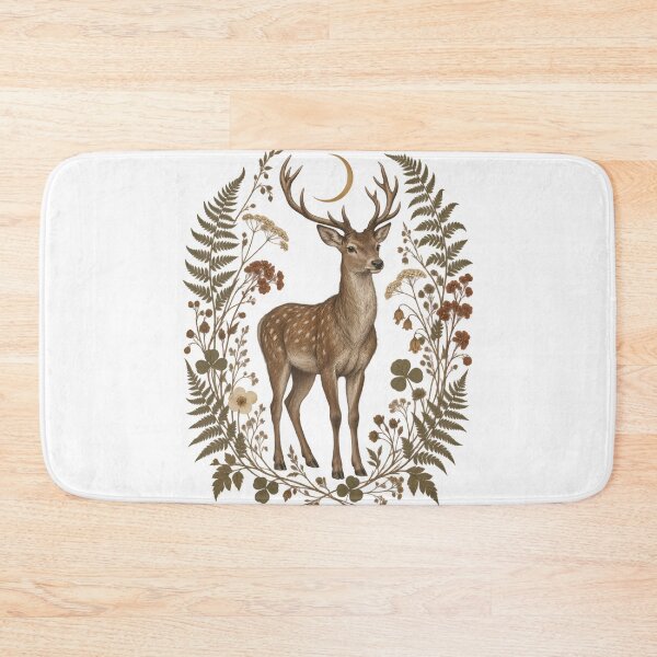 Item preview, Moonlit Stag Herbarium designed and sold by artditisme.