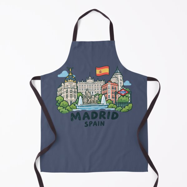 Item preview, Madrid Spain Cute City designed and sold by HowToCanadian.