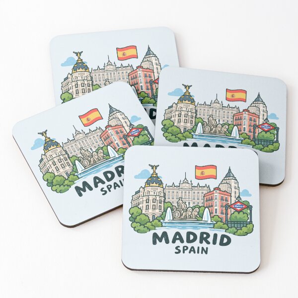 Item preview, Madrid Spain Cute City designed and sold by HowToCanadian.