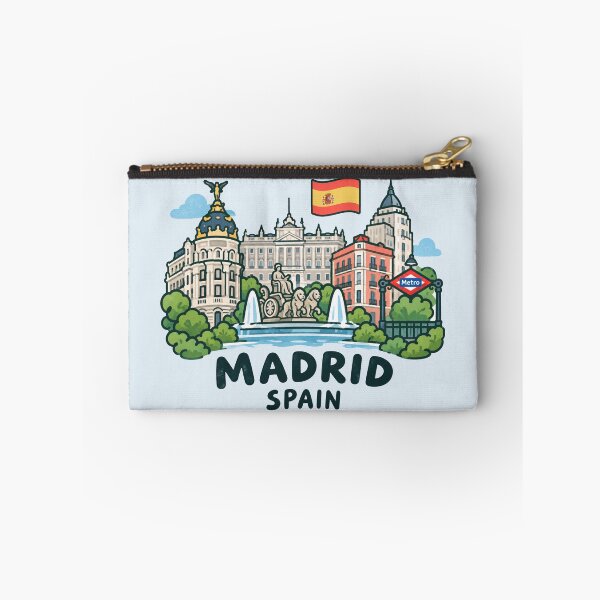 Item preview, Madrid Spain Cute City designed and sold by HowToCanadian.