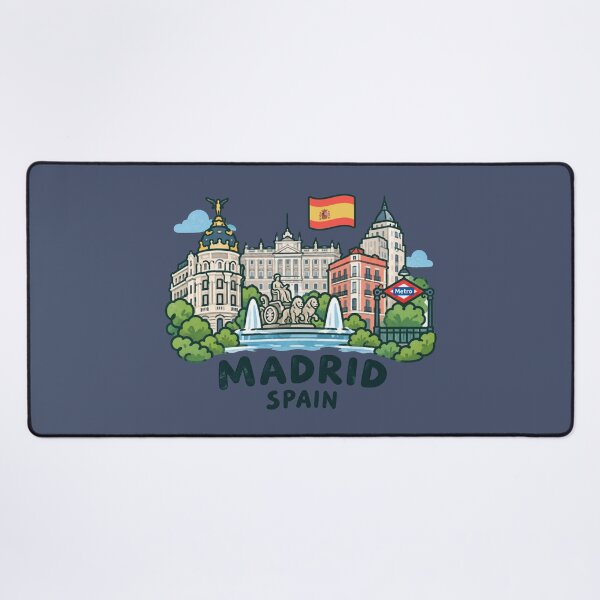 Item preview, Madrid Spain Cute City designed and sold by HowToCanadian.