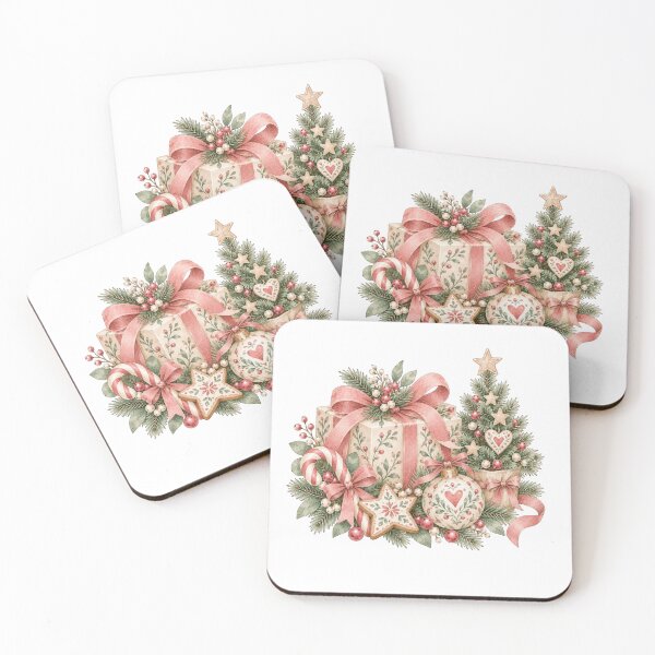Item preview, Cozy Nordic Christmas Tree and Gift Box Watercolor Holiday designed and sold by Jonaree Art Design.