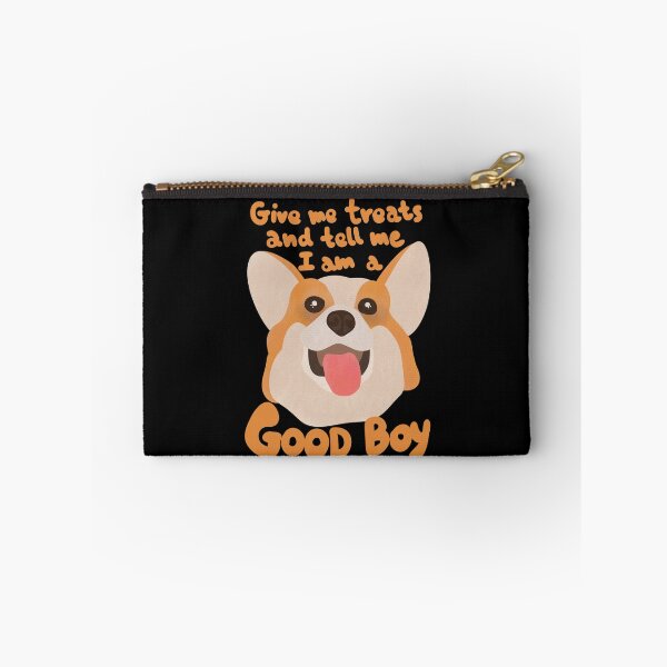 Artikelvorschau, Gib mir Leckerlis und sag mir, dass ich ein braver Junge bin – Corgi-Illustration entworfen und verkauft von FandomizedRose.