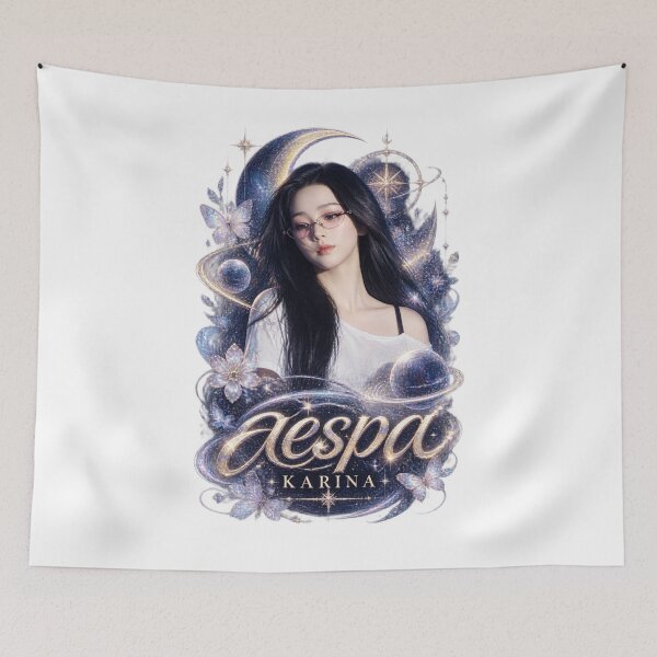 Item preview, Edgy aespa Karina Casual Concert Solar Poster designed and sold by Valereekmerch.