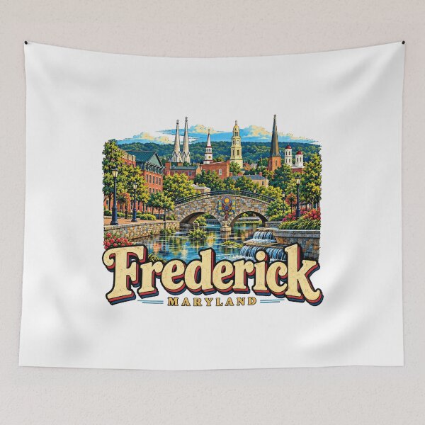 Item preview, Vintage Frederick Maryland Travel Souvenir Landmark Gift designed and sold by MichaeIRellov.