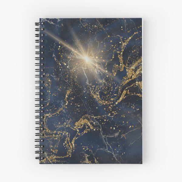 Item preview, Luxury Navy Blue Marble and Gold Sparkle Wall Art, Abstract Celestial Poster Print designed and sold by Diseño que alegran tu día.