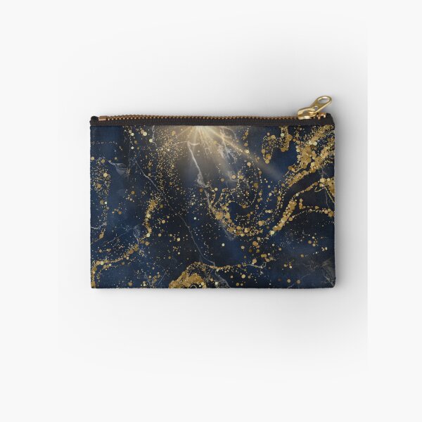Item preview, Luxury Navy Blue Marble and Gold Sparkle Wall Art, Abstract Celestial Poster Print designed and sold by Diseño que alegran tu día.