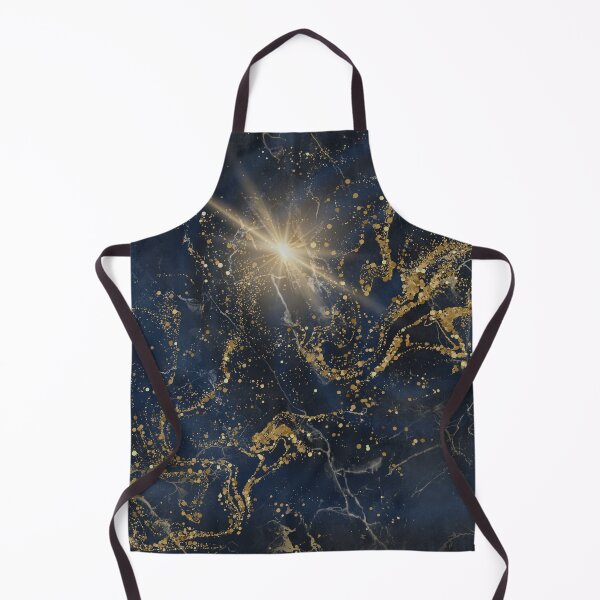 Item preview, Luxury Navy Blue Marble and Gold Sparkle Wall Art, Abstract Celestial Poster Print designed and sold by Diseño que alegran tu día.
