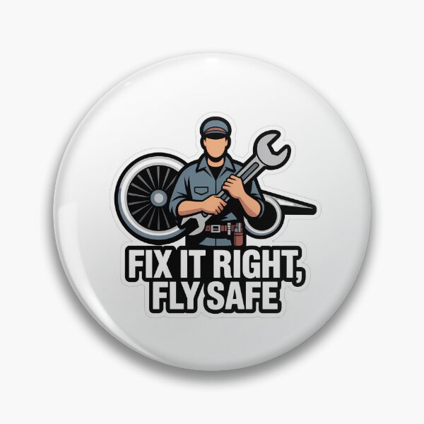 Item preview, Bold Aircraft Mechanic with Wrench Quote designed and sold by NiftyWrx.