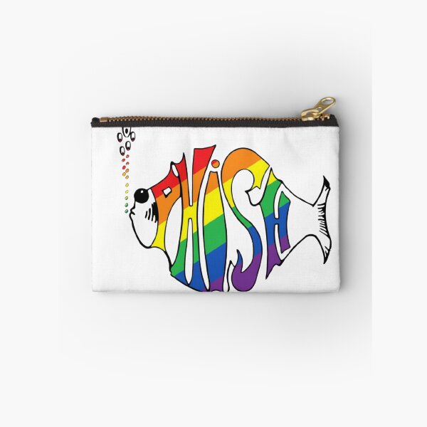 Item preview, Phish Rainbow Typography Fish Graphic | Psychedelic Jam Band Eye Bubble Art designed and sold by Cloud420.