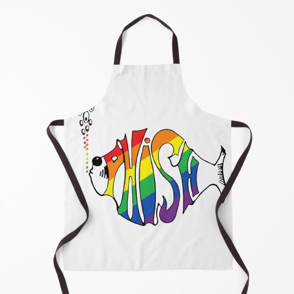 Item preview, Phish Rainbow Typography Fish Graphic | Psychedelic Jam Band Eye Bubble Art designed and sold by Cloud420.