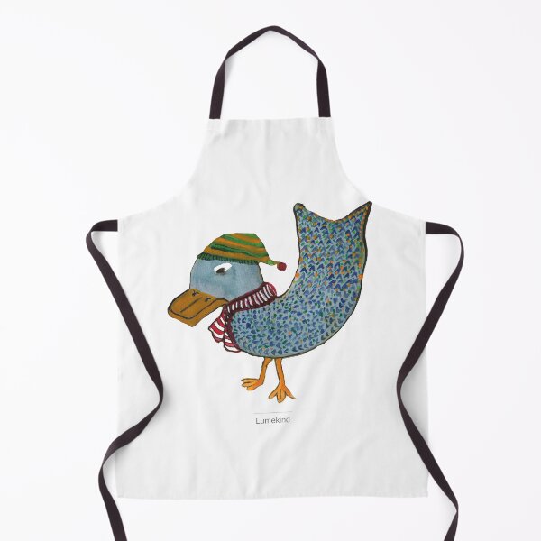 Item preview, Cozy Winter Duckling - Whimsical Watercolor Wall Art designed and sold by lumekind.