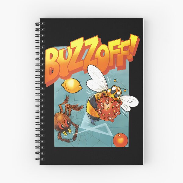 Item preview, Flying Bumblebee Holding Pollen Spider Web Fruit Encounter designed and sold by AubineVarieur.