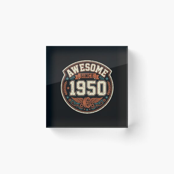 Item preview, Awesome Since 1950 Birthday Born Fifties Generation designed and sold by PopStars1993.
