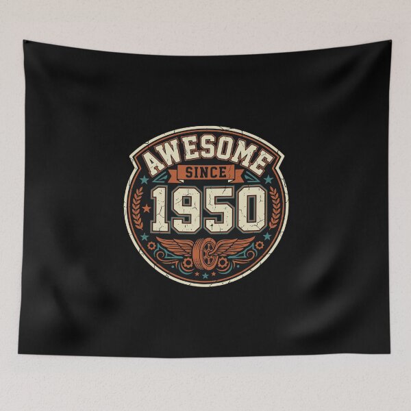 Item preview, Awesome Since 1950 Birthday Born Fifties Generation designed and sold by PopStars1993.