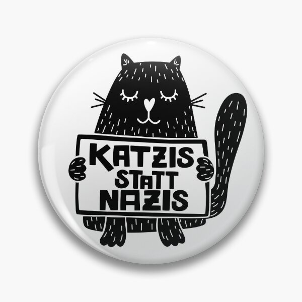 Item preview, Black cats instead of Nazis designed and sold by DerKunstraum.