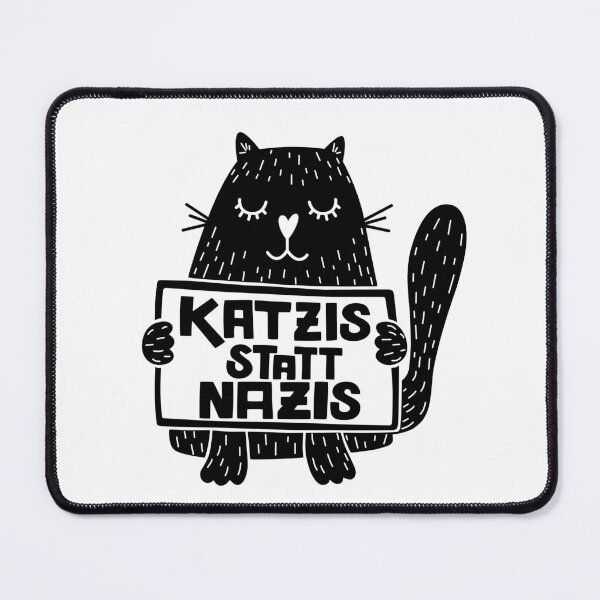 Item preview, Black cats instead of Nazis designed and sold by DerKunstraum.