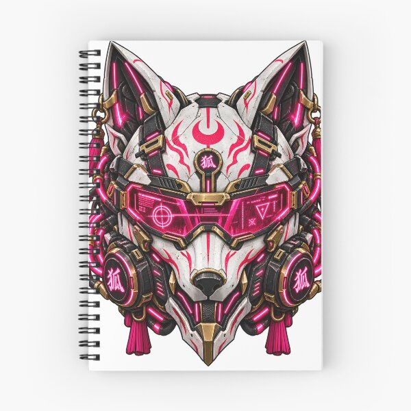 Item preview, Cyberpunk Cybercore Oni Fox Kitsune Art designed and sold by RiteshCenter .