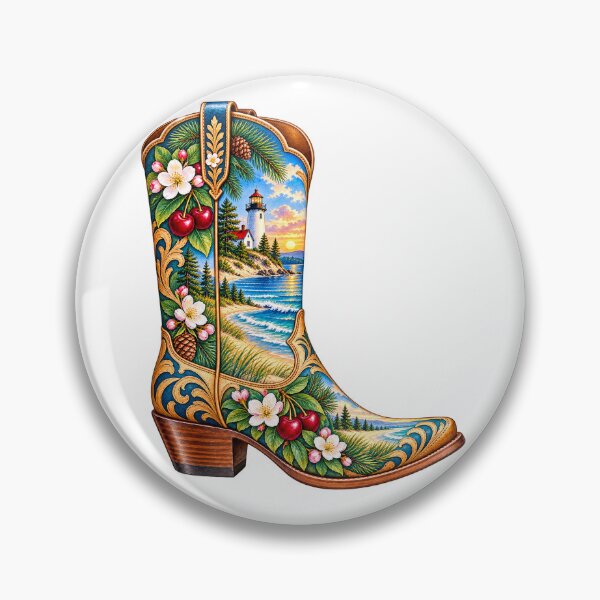 Artikelvorschau, Michigan Cowboy Boot entworfen und verkauft von Whimspired By Paxx.