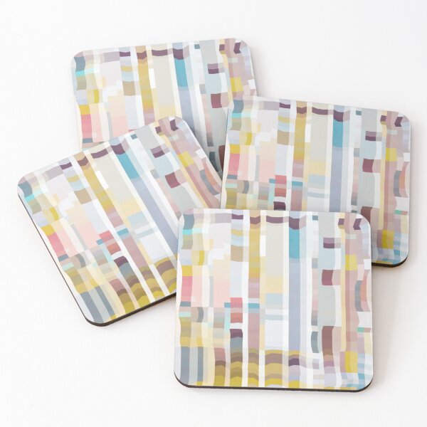 Item preview,  Contemporary Digital Plaid Design In Pastel Tones 2 designed and sold by Jenny Meehan Art Prints and Patterns  .