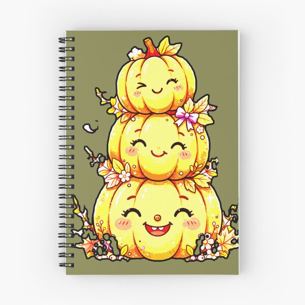 Item preview, Three Stacked Pumpkins Kawaii Autumn Cute Pumpkins Halloween Cute designed and sold by AstronautMerch.