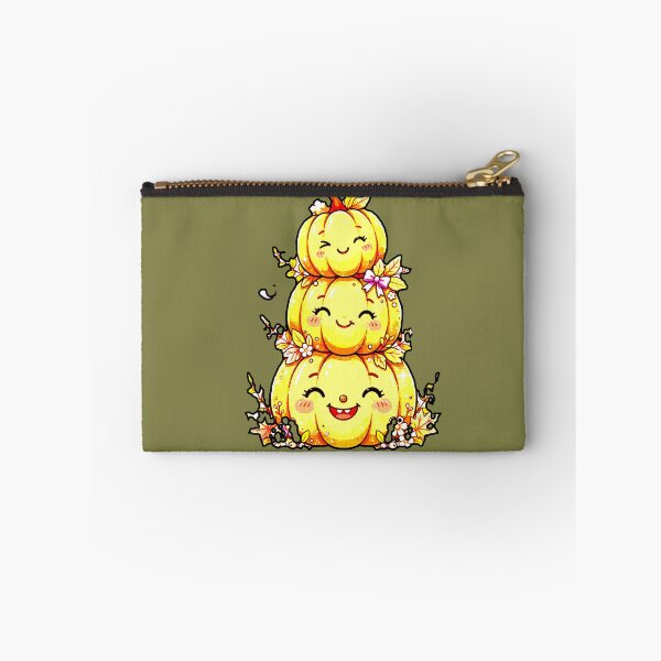 Item preview, Three Stacked Pumpkins Kawaii Autumn Cute Pumpkins Halloween Cute designed and sold by AstronautMerch.