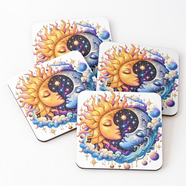 Item preview, Celestial Sun and Moon Harmony designed and sold by TinyWeird.