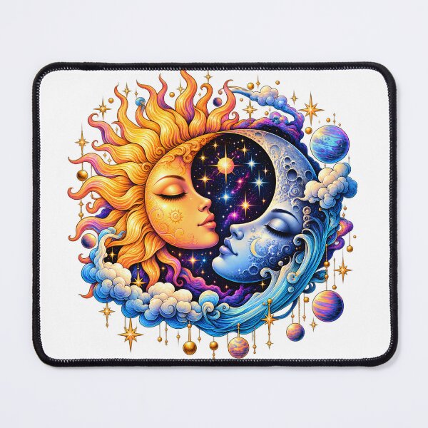 Item preview, Celestial Sun and Moon Harmony designed and sold by TinyWeird.