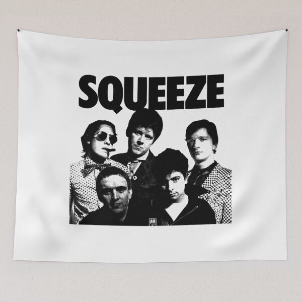 Item preview, Band Squeeze Tour Vintage Music Album Fan Logo designed and sold by circliqueart.