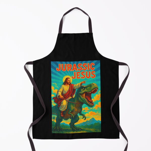 Item preview, Dynamic Tyrannosaurus Riding Figure Pointing Ahead Sky Sunburst designed and sold by AubineVarieur.