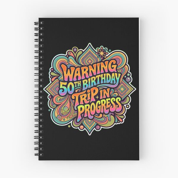 Item preview, Warning 50th Birthday Trip In Progress Fiftieth Birthday Milestone Turning 50 designed and sold by PopStars1993.
