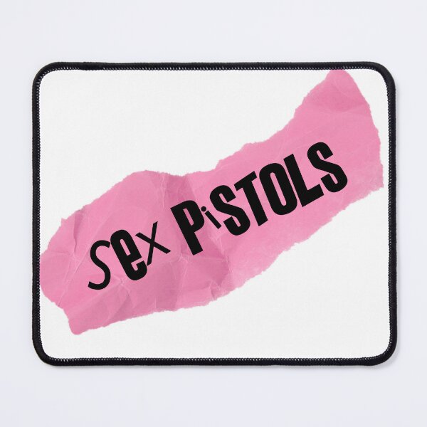 Item preview, Vintage Sex Pistols Punk Rock Cutout Graphic | Distressed Neon Pink & Black Band Aesthetic designed and sold by Cloud420.