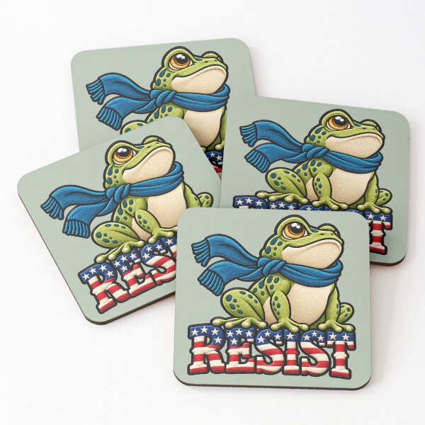 Item preview, RESIST Frog Art designed and sold by ArtDesignTp.
