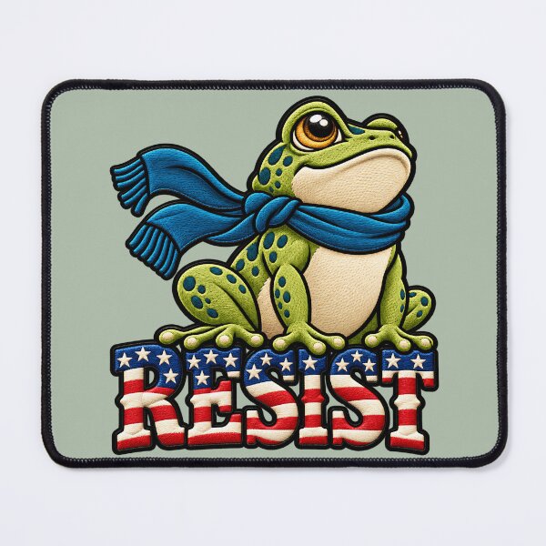 Item preview, RESIST Frog Art designed and sold by ArtDesignTp.