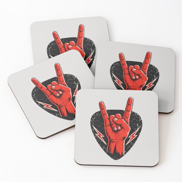 Item preview, Red Rock Horns Hand Guitar Pick designed and sold by Skyrocketz.