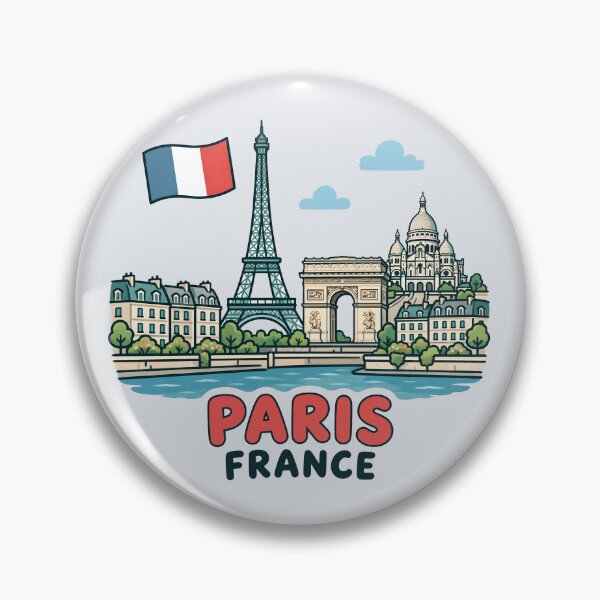 Item preview, Paris France Cute City designed and sold by HowToCanadian.