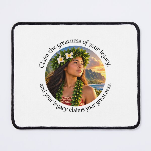 Item preview,   	 Polynesian Leadership Proverb - Claim the greatness of your legacy | Pacific Art designed and sold by ShakaLife.org.