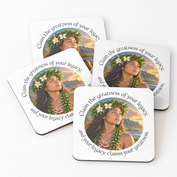 Item preview,   	 Polynesian Leadership Proverb - Claim the greatness of your legacy | Pacific Art designed and sold by ShakaLife.org.