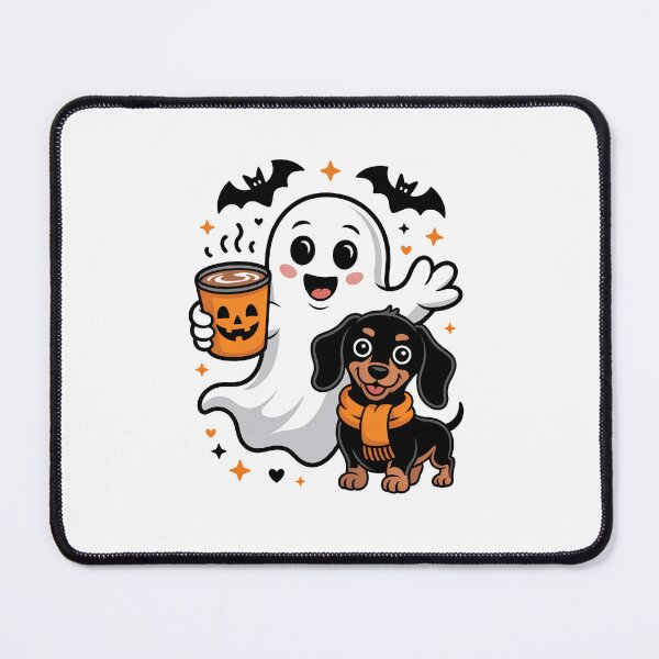 Item preview, Cute Ghost Dog Halloween Coffee designed and sold by limanol.