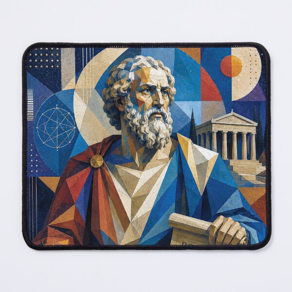 Item preview, Ancient Greek Philosopher Plato Painting - Timeless Wisdom designed and sold by GalleryKauffeld.