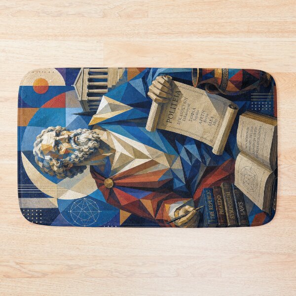 Item preview, Ancient Greek Philosopher Plato Painting - Timeless Wisdom designed and sold by GalleryKauffeld.