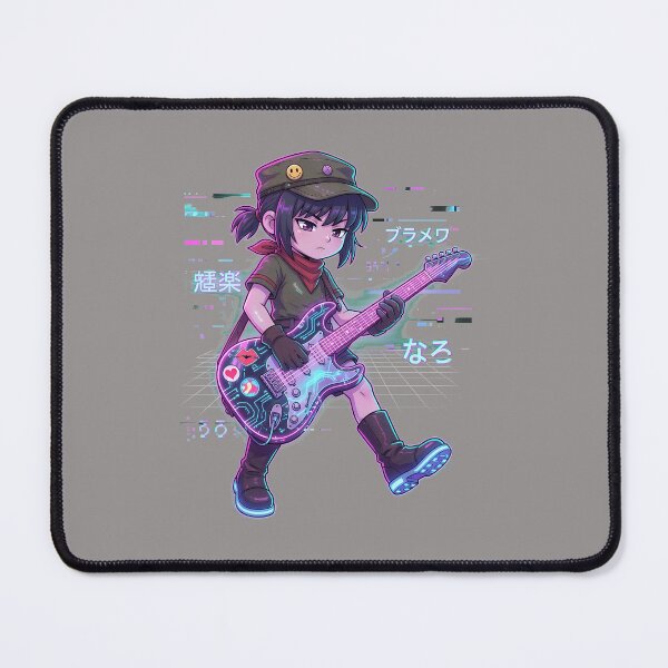 Item preview, Chibi Musician with Electric Guitar-10 designed and sold by JulianNieder.