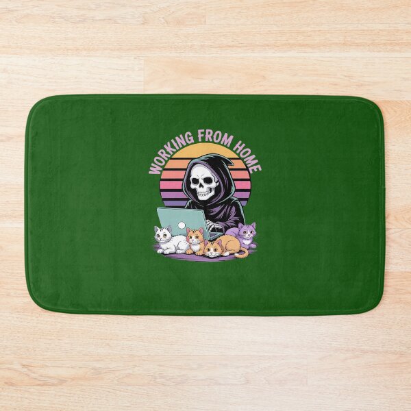 Item preview, Working From Home Scary Skeleton Sarcastic Remote Worker 265 designed and sold by WILLArtCrafts.