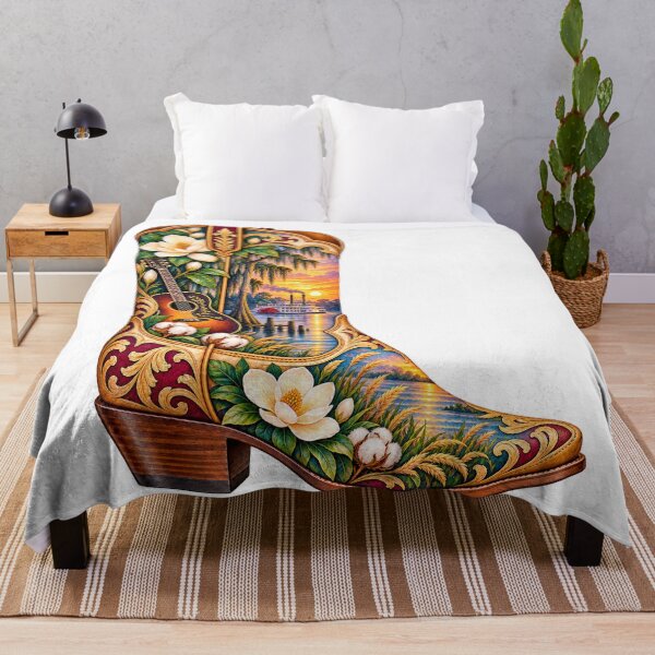 Item preview, Mississippi Cowboy Boot designed and sold by Whimspired By Paxx.