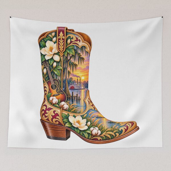 Item preview, Mississippi Cowboy Boot designed and sold by Whimspired By Paxx.