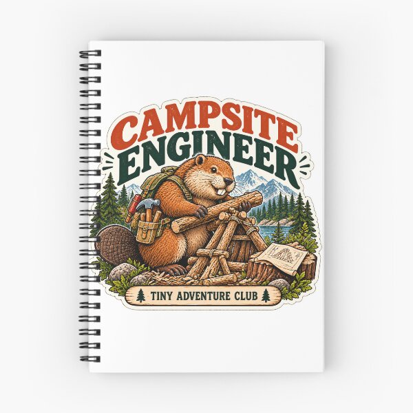 Item preview, Field Engineer Beaver – Vintage Wetland Wildlife Sticker designed and sold by ChicClicker.