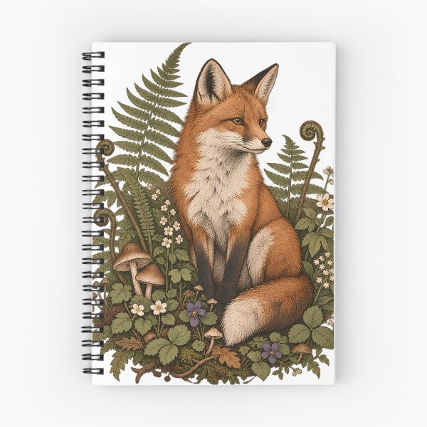 Item preview, Fox Among Wild Ferns designed and sold by artditisme.