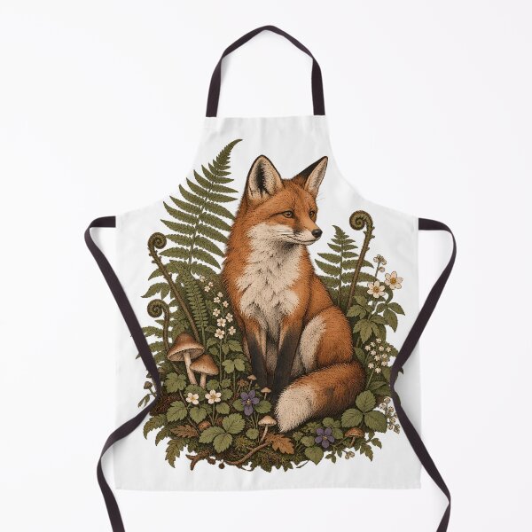 Item preview, Fox Among Wild Ferns designed and sold by artditisme.