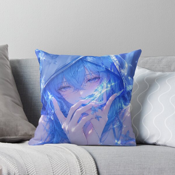 Item preview, The Shorekeeper Ethereal Blue Crystal Butterfly designed and sold by iwzzuel.