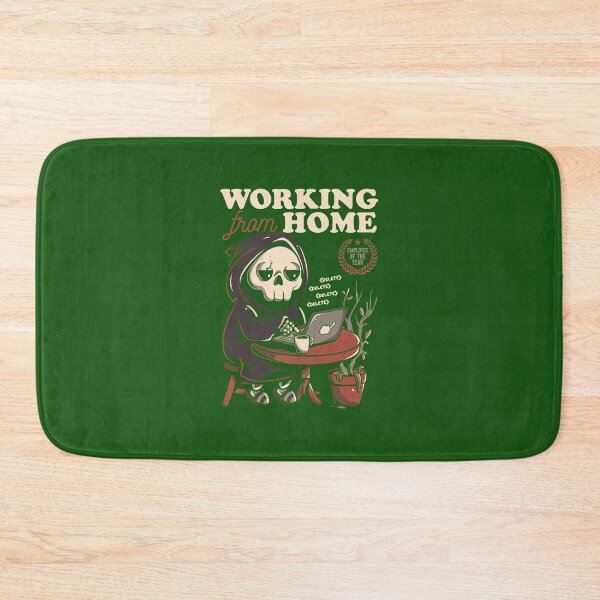 Item preview, Working From Home - Creepy Skull Gift 85 designed and sold by WILLArtCrafts.